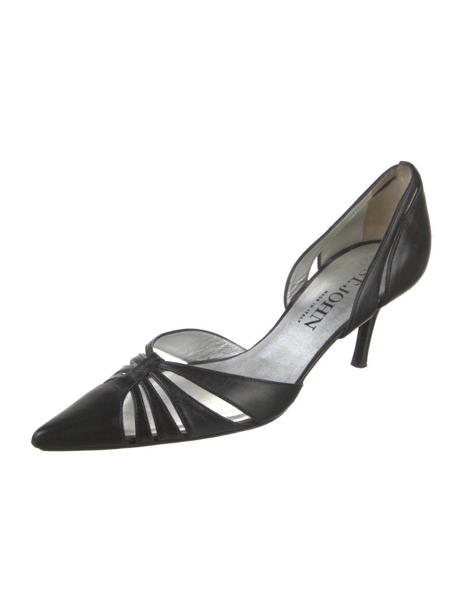 St. John Leather D'Orsay Pumps